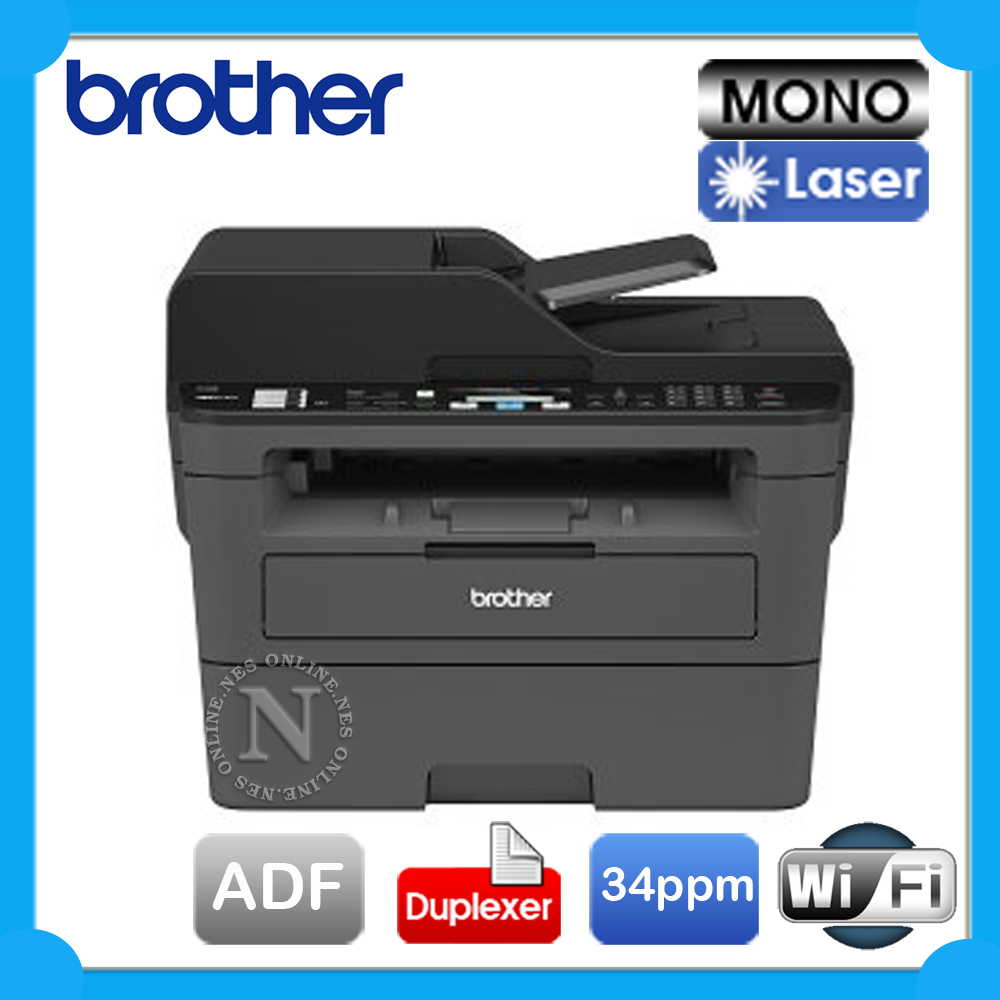 Brother Mfc L2713dw 4in1 B W Mono Laser Wireless Mfp Printer Duplexer Tn2430 New Ebay