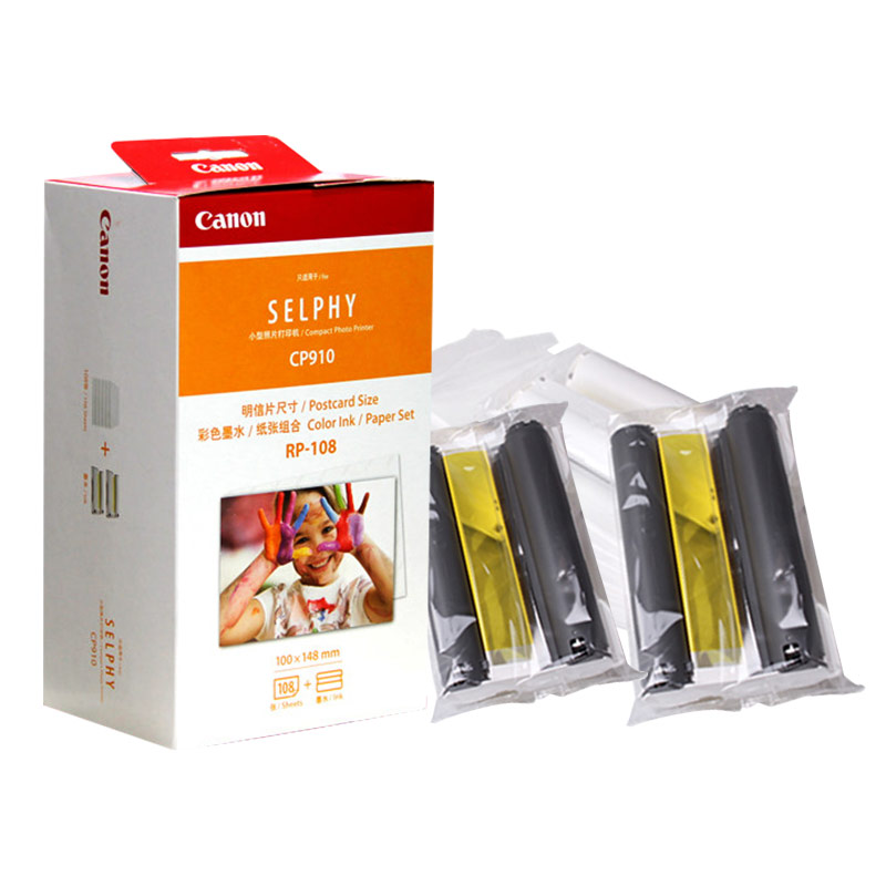 Canon Genuine RP108 HY Ink+Paper KIT for Selphy CP820/CP910/CP1000