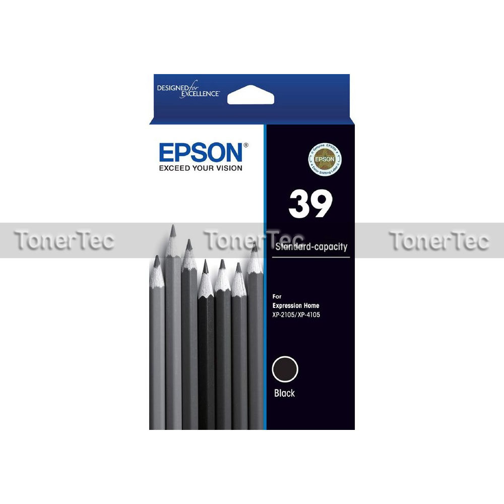 Epson Genuine 39 Black Ink Cartridge for XP4105/XP2105 C13T04J192 150 pages 9314020631481 eBay