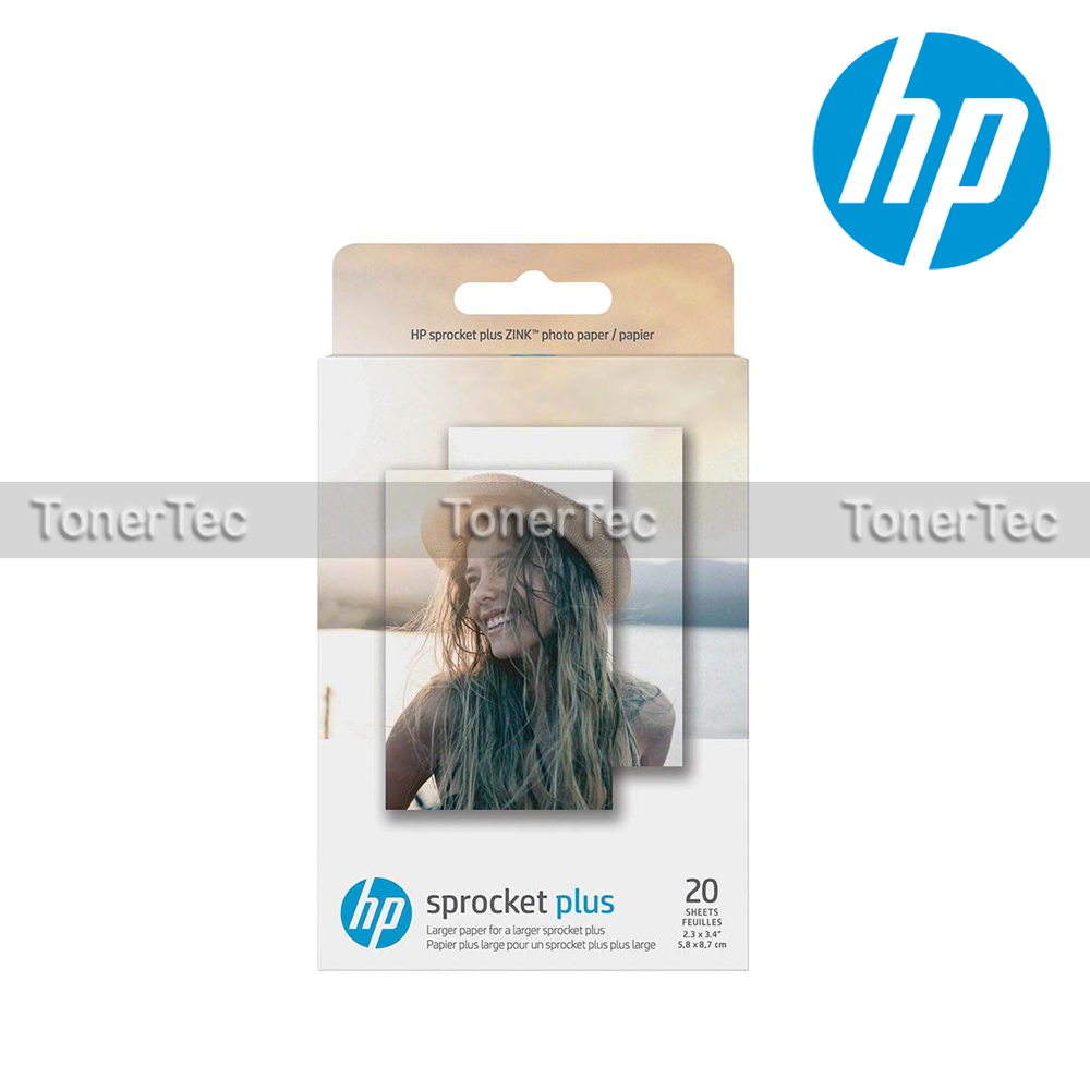 20x HP ZINK 2.3x3.4" Adhesive Glossy Photo Paper for Sprocket PLUS