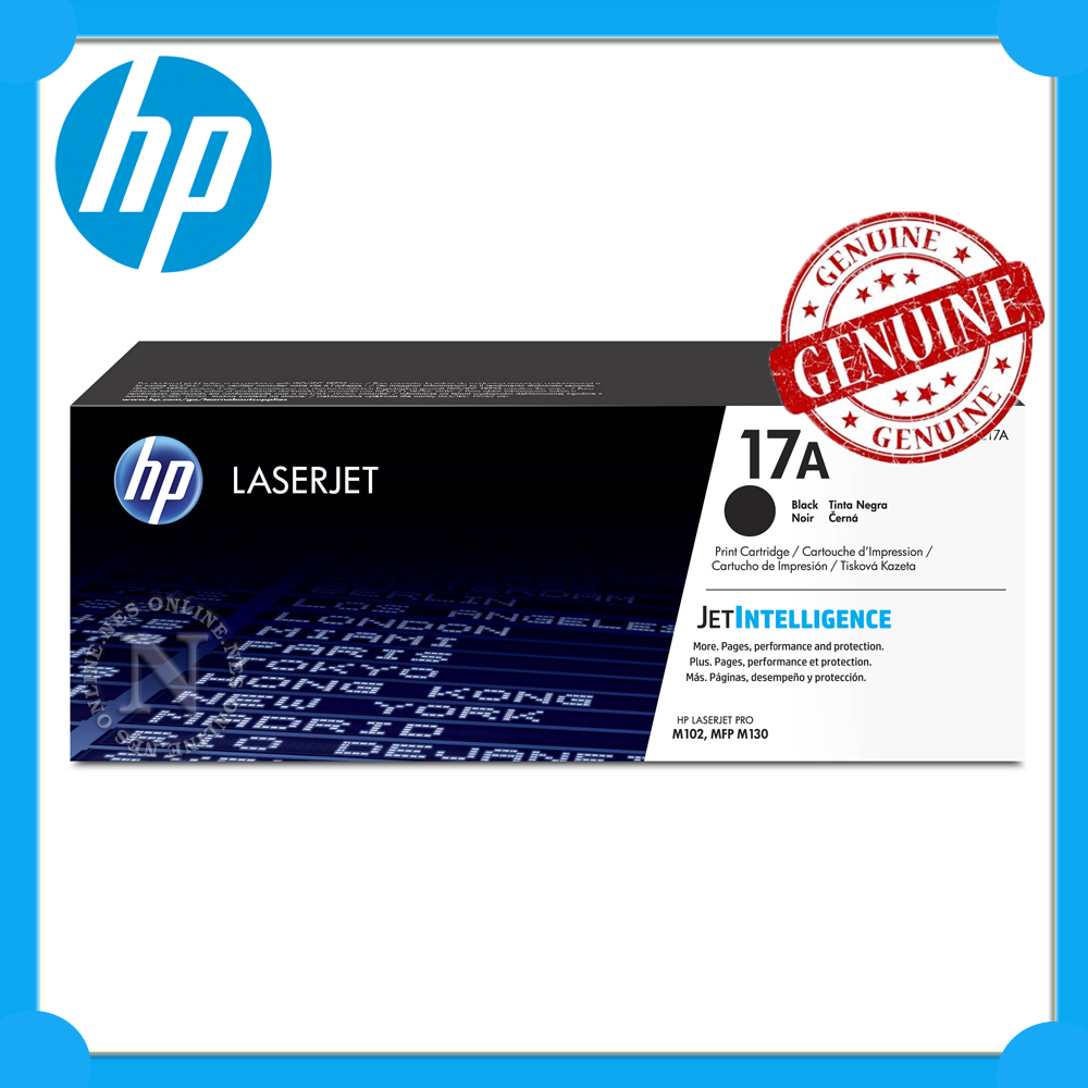 HP Genuine #17A BLACK Toner Cartridge for LaserJet M102/M130/M102w 1.6K [CF217A] | eBay