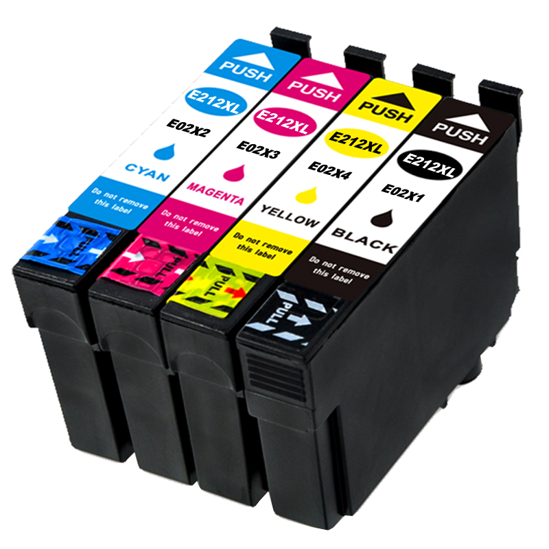 CT #212XL High Yield BK/C/M/Y Ink Set->Epson WF2850/WF2830/WF2810