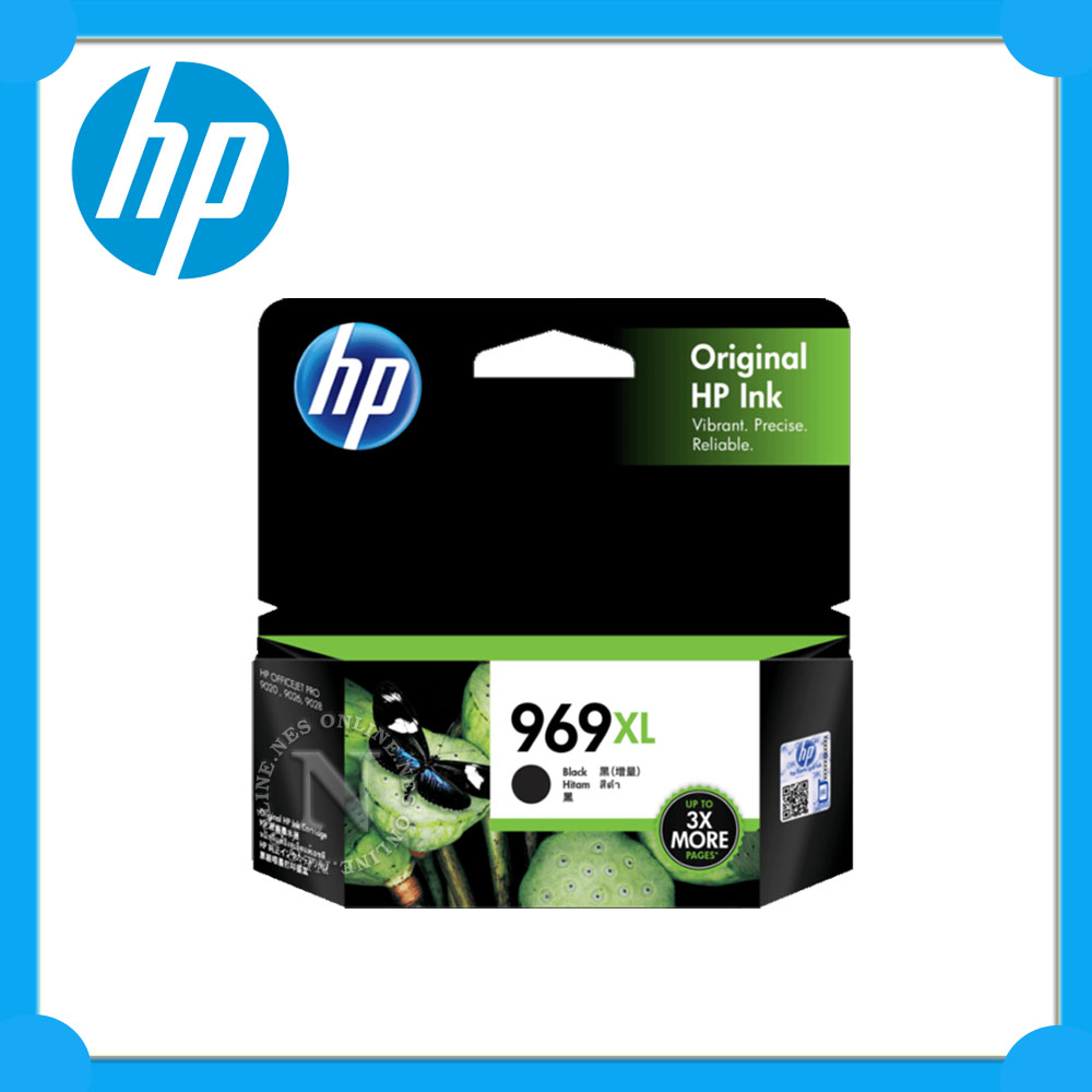 HP Genuine #969XL Black Ink Cartridge -> Officejet 9020/9026/9028 3K pages | eBay