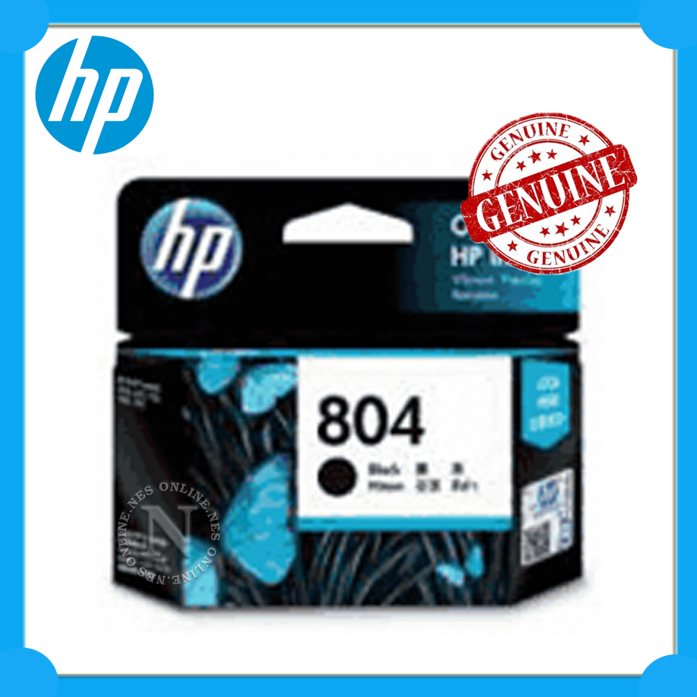 HP Genuine #804 BLACK Ink Cartridge for Envy 6220/6222/7120/7820/7822 (T6N10AA) 190781051190 | eBay