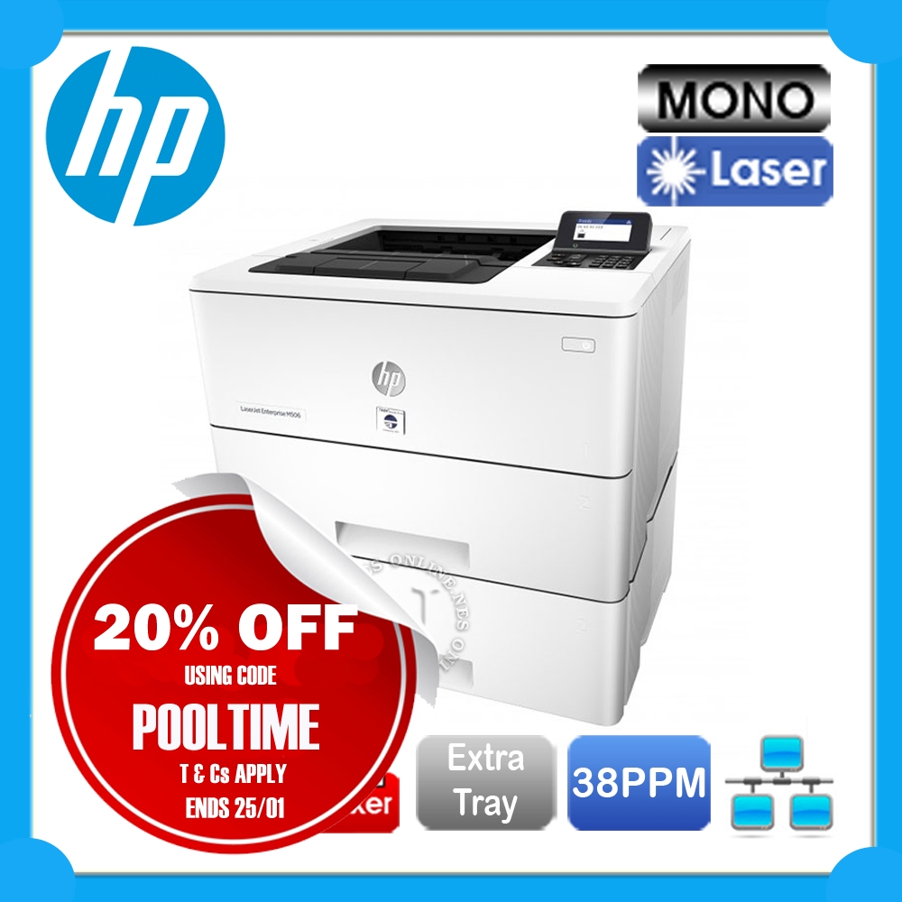 HP LaserJet M402DN B&W Laser Printer+Extra 500x Paper Tray C5F94A