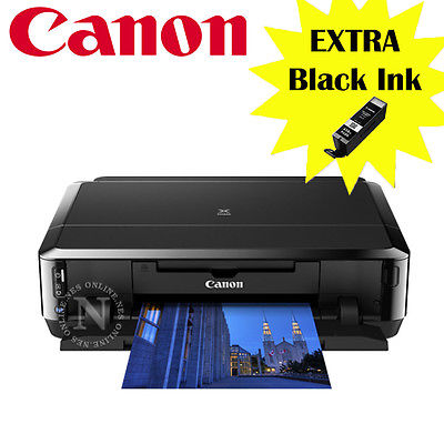Canon IP7260 Wireless Color Printer+CD/DVD Disc Printing+BONUS: Black ...
