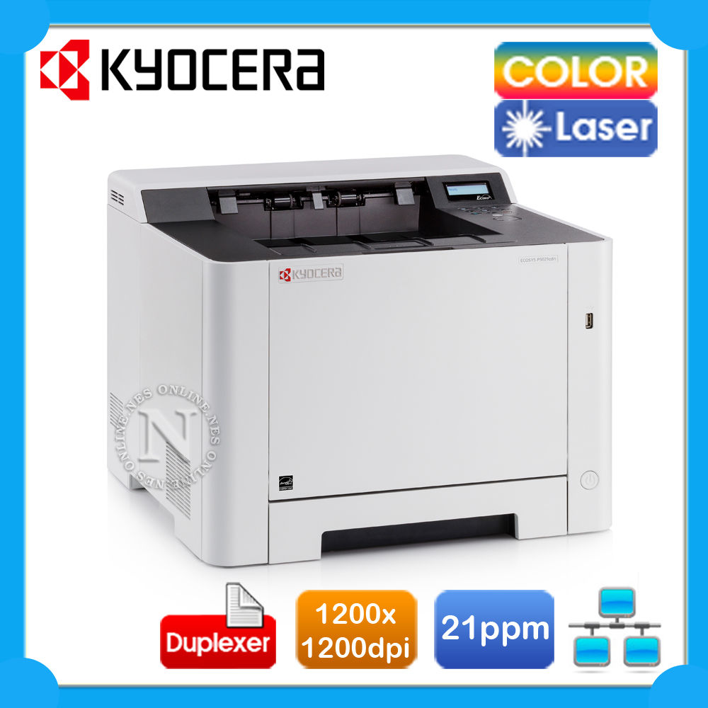 Kyocera P5021cdn Color Laser Network USB Printer Duplex 1200DPI 21PPM W