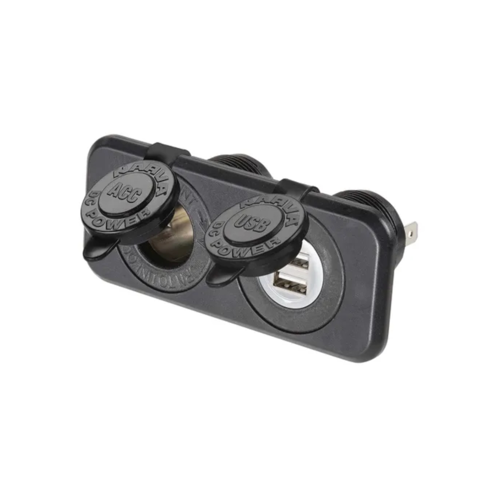 Narva Accessory Socket & Twin USB Sockets Flush Mount 12V / 24V Dual USB  Sockets 9314464811449| eBay