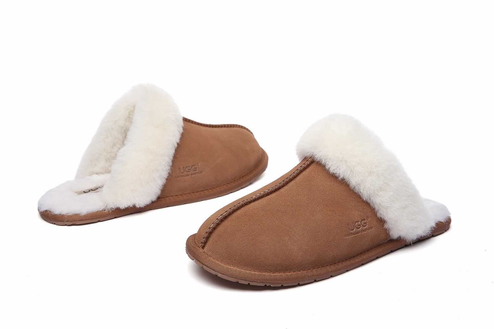 UGG Slippers Women Mens Sheepskin Slippers Australian Sheepskin Wool