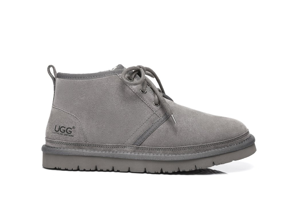 UGG Australian Shepherd Mens Ankle boots Kay Cow Suede Sheepskin Boots