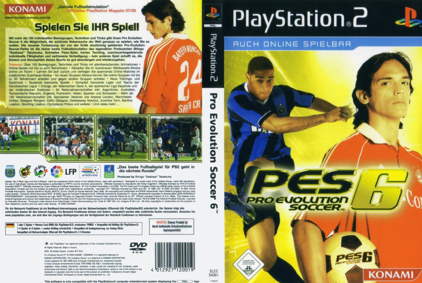 pes 6 ps2 online