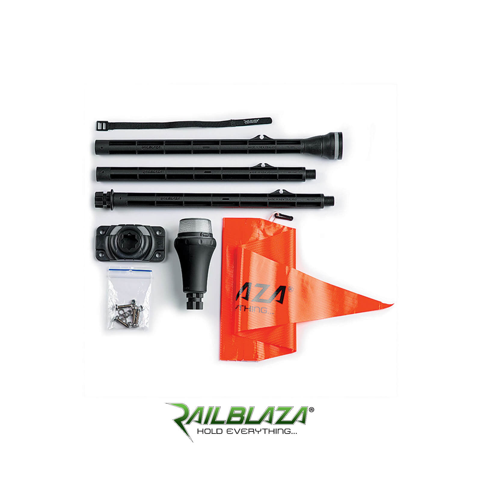 Railblaza Kayak Safety Visibility Kit Flag Night Fishing LED Light System 9421026833051 eBay