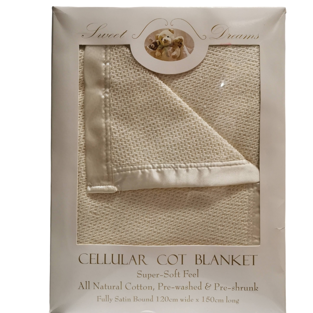 baby cot blanket size