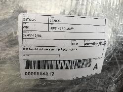 View Auto part Left Headlamp Daewoo Lanos 2000