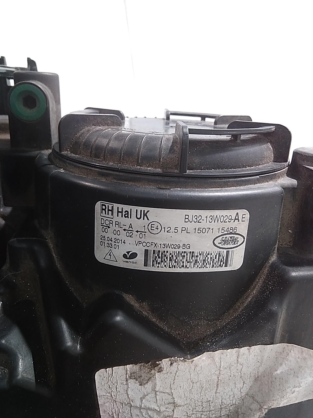 View Auto part Right Headlamp Land Rover Rangerover Evoque 2014