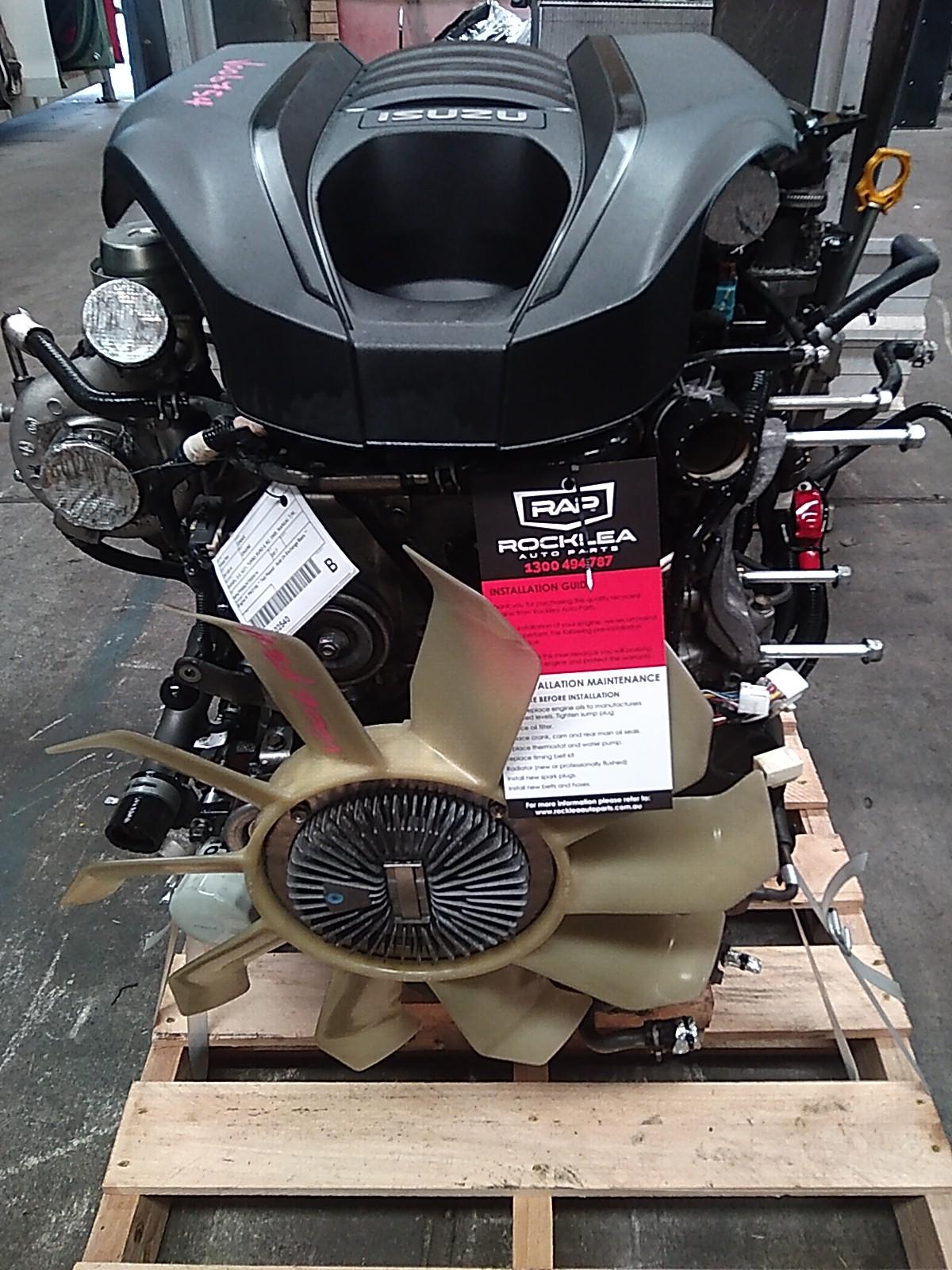 Engine Dmax Isuzu 2017