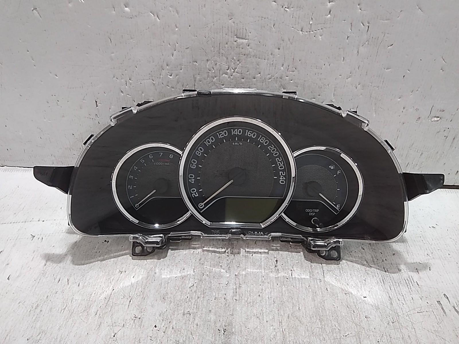 2014 Toyota Corolla Instrument Cluster View Auto part Instrument Cluster Toyota Corolla 2014