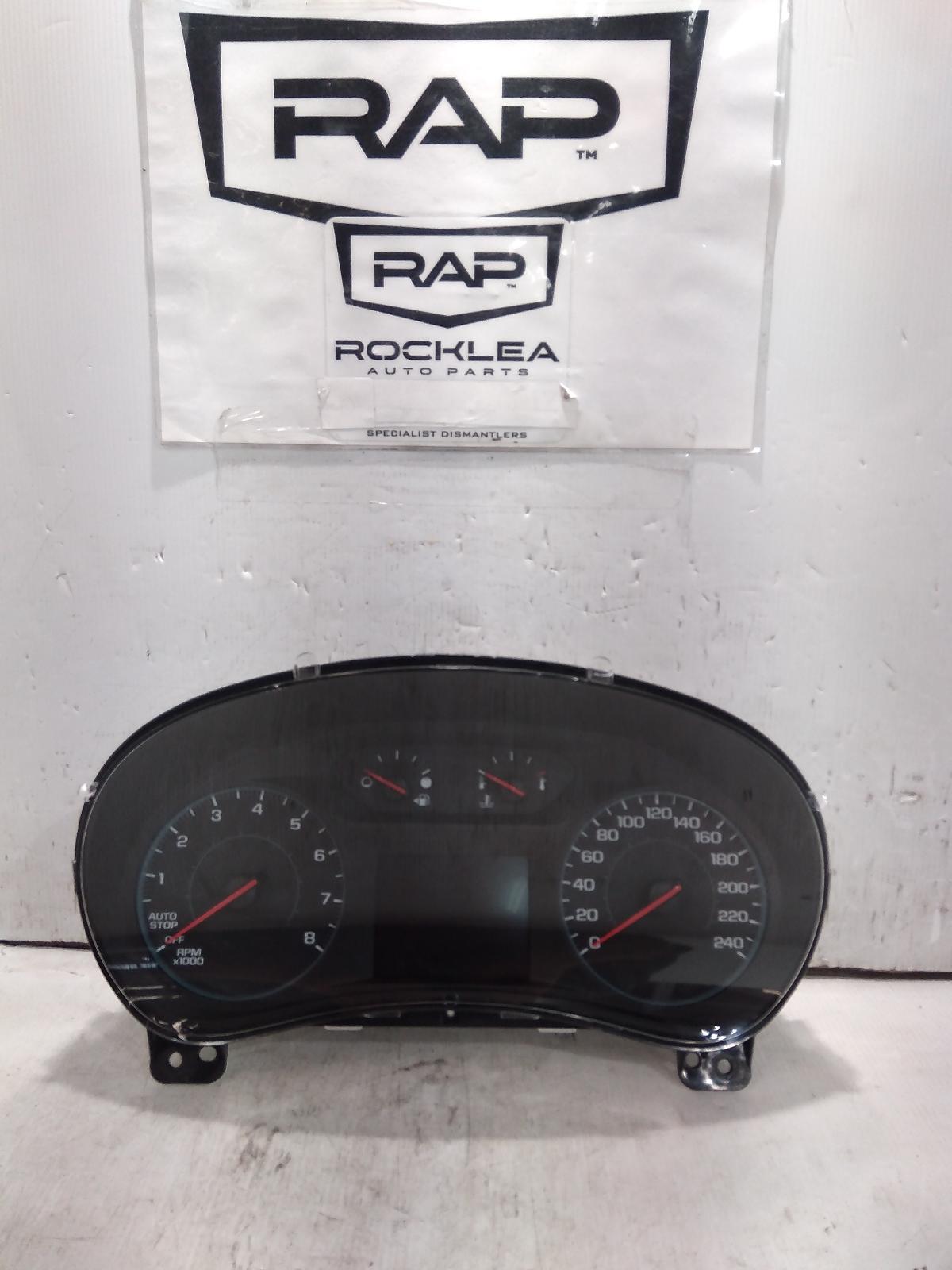 2018 Holden Equinox Instrument Cluster View Auto part Instrument Cluster Holden Equinox 2018
