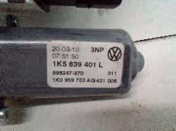 View Auto part Left Rear Wnd Reg/Motor Volkswagen Jetta 2010