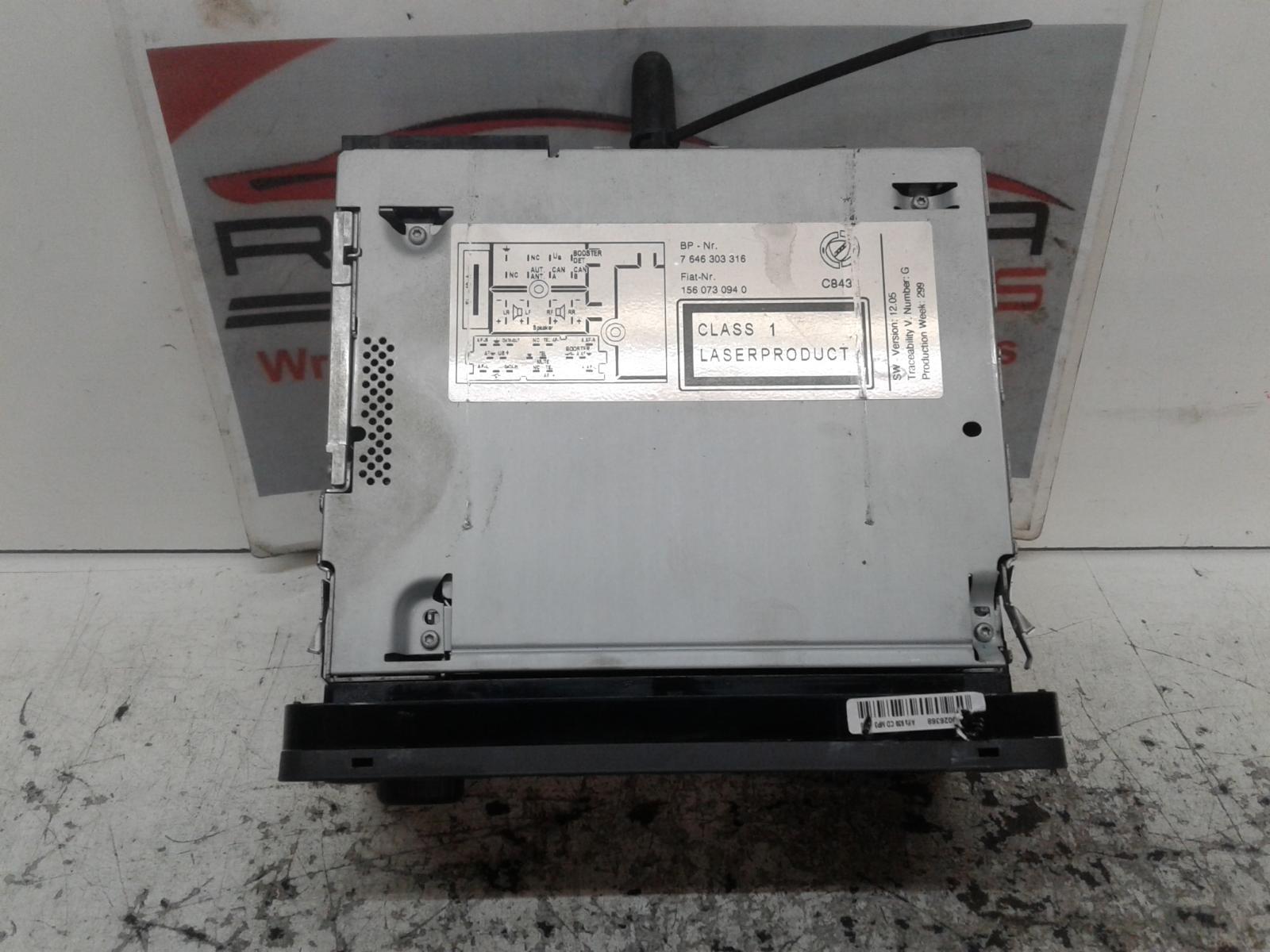 View Auto part Radio/Cd/Dvd/Sat/Tv Alfa Romeo 159 2009