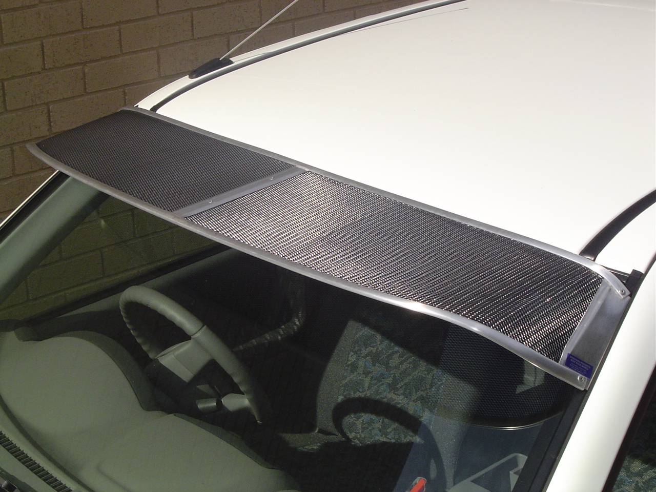 Black Mesh Windscreen Sunvisor Holden Rodeo/Colorado 2003 to 2012