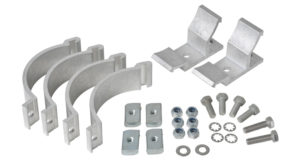 6 EA Conduit Carrier 8/" Clamps Van Roof Top Mount PVC Tube Pipe Holder Truck