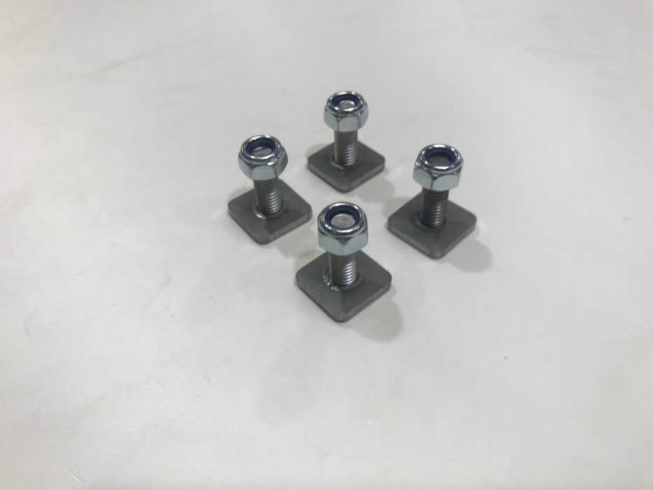 RhinoRack C764BP M8 X 20mm TBolts with Nyloc Nuts (4x) Roof Rack World