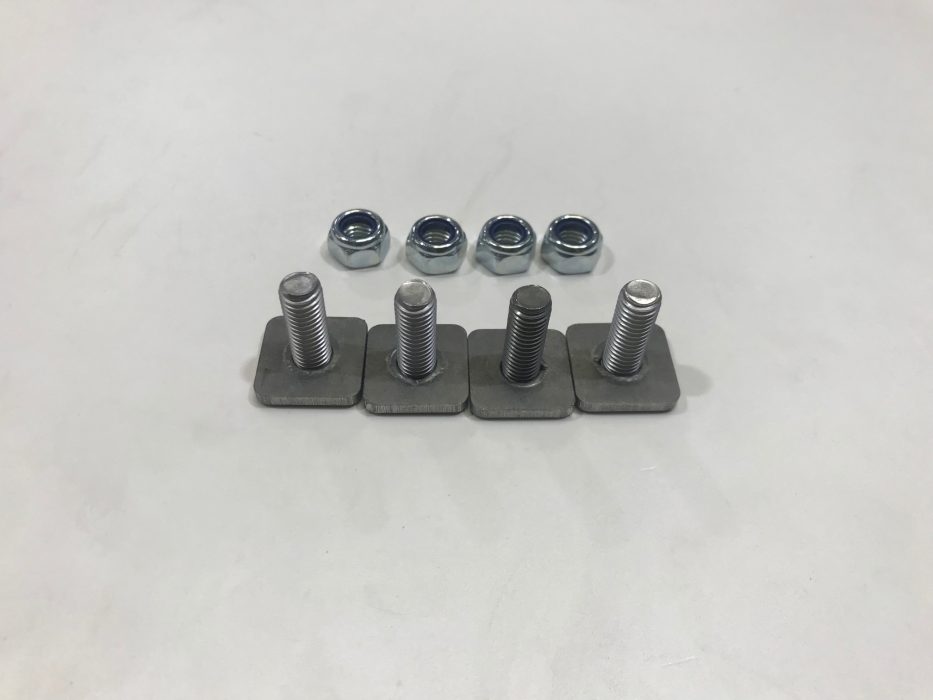 RhinoRack C764BP M8 X 20mm TBolts with Nyloc Nuts (4x) Roof Rack World