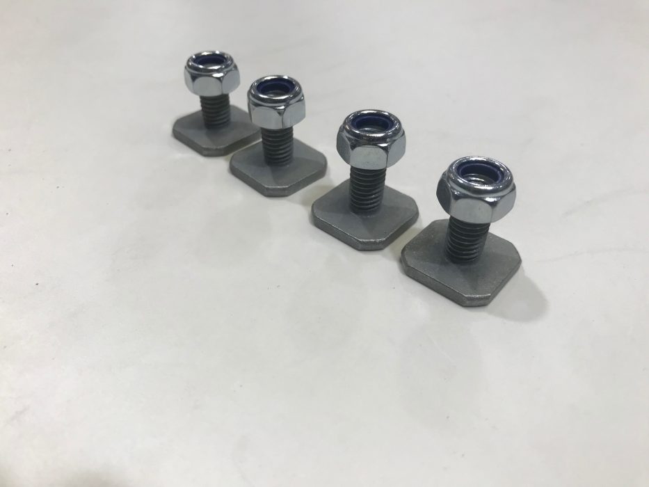 RhinoRack B018BP M8 X 16mm TBolts with Nyloc Nuts (4x) Roof Rack World