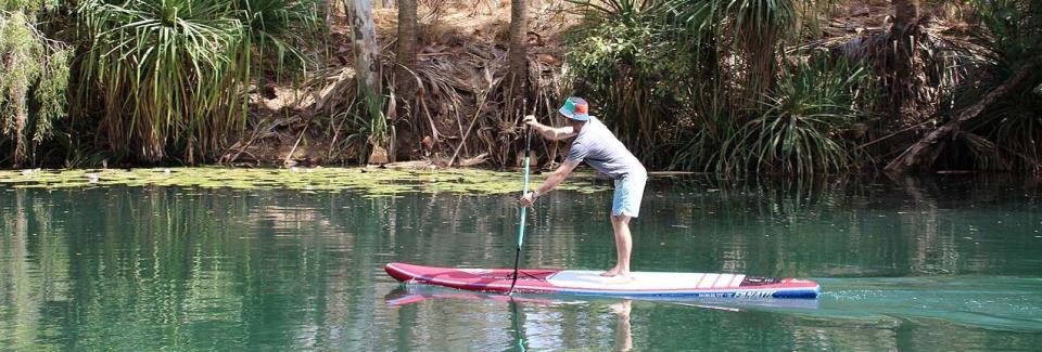 SUP board riding at Adels Grove