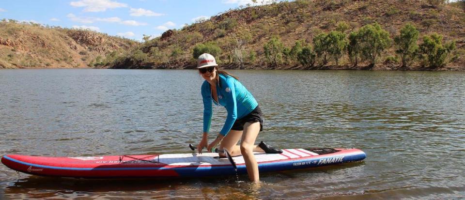 SUPing at Lake Julius