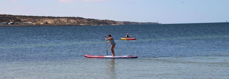 SUPing at Port Vincent