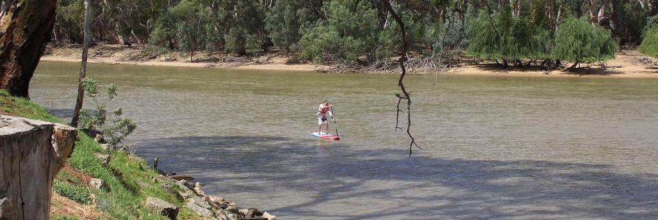 SUPing at Swan Hill