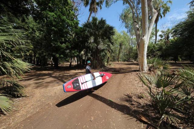 SUP board riding at Adels Grove