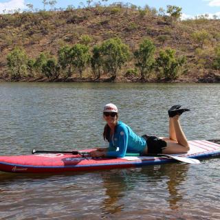 SUPing at Lake Julius