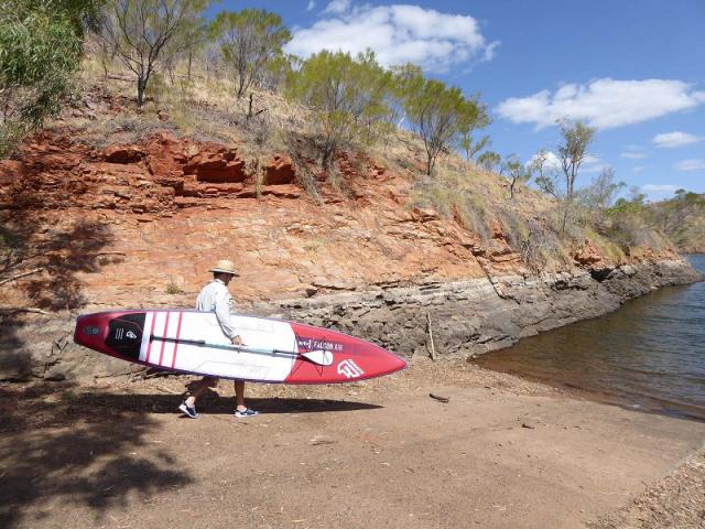 SUPing at Lake Julius