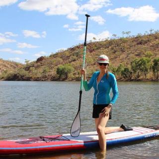 SUPing at Lake Julius