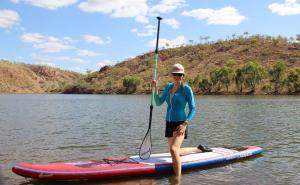 Go to SUPing at Lake Julius, Lake Julius QLD
