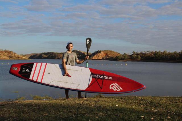 SUPing at Lake Moondara