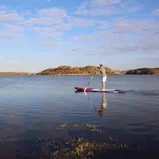 SUPing at Lake Moondara