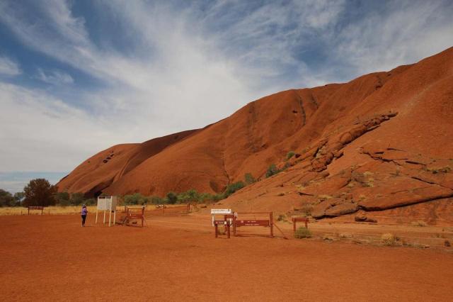 Climbing Uluru