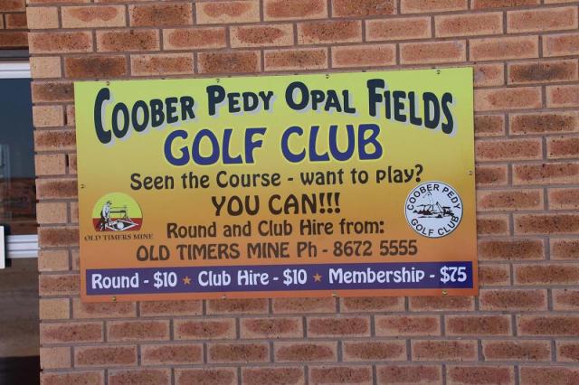 Coober Pedy Golf Course
