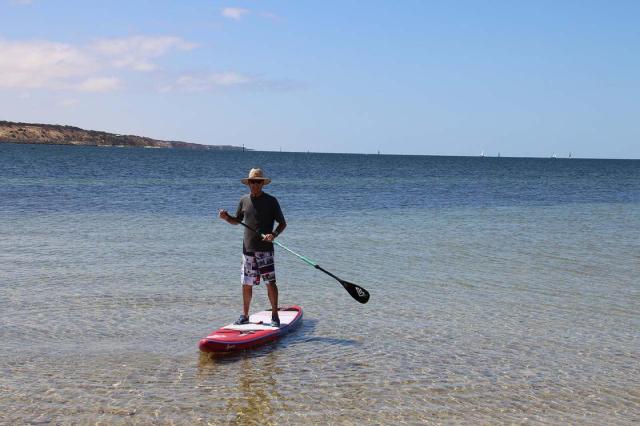 SUPing at Port Vincent