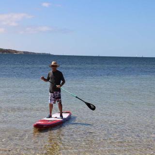 SUPing at Port Vincent