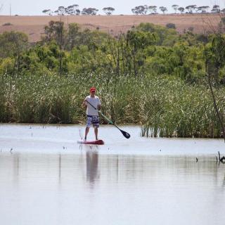 SUPing at Mannum