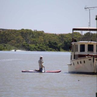 SUPing at Mannum