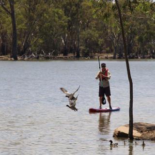 SUPing at Robinvale