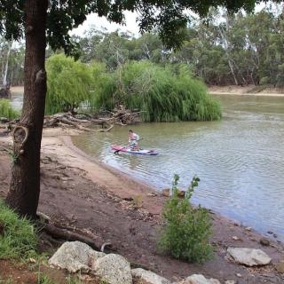 SUPing at Swan Hill