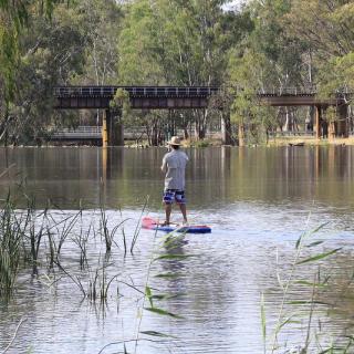 SUPing in Benalla