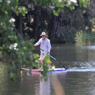 SUPing at Lake Ginninderra